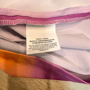 Nike Golf Womens Tie Dye Athletic Skirt Size‎ 4 Small Dri-Fit Purple Orange thumbnail 4