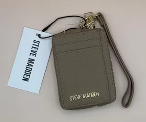 Steve Madden BPIPPER Latte Card Case Wristlet Wallet‎ NWT thumbnail 1