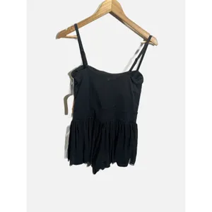 Blogilates Barre Romper Black Activewear Yoga Stretch Flirty Skirted‎ Bodysuit L thumbnail 5