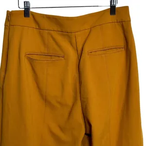 ANN TAYLOR Women's‎ Ochre Wide Leg Cropped Pants Size 8 thumbnail 4