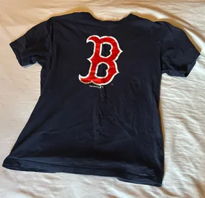 Genuine Merchandise Kids Short Sleeve Tee - Navy and Red Boston Red Socks thumbnail 1