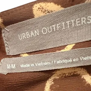 Urban Outfitters Brown Butterfly-Print Midi Slip Dress Sz M thumbnail 7