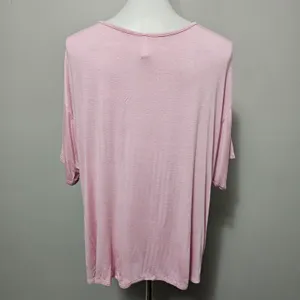 Forgotten Grace Pink Knot Front Top 2X Bohemian Pastel Clean Girl Feminine thumbnail 6