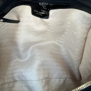 KATE‎ SPADE NY Black with Tan Spots Tote Nylon thumbnail 6