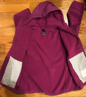 The North Face 90s Retro Denali purple fleece Hoodie jacket XL teenage!Women s/M thumbnail 19