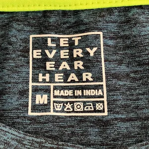 🎉4 for $20 Let Every Ear Hear Performance Tee, Medium Blue thumbnail 5