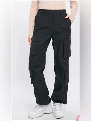 Love Tree Women's Juniors High Rise Skater Cargo Pants thumbnail 3