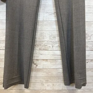 Antonio Melani Womens Pant Suit 2 Piece Gray 3 Button Raw Hem Trouser Topstitch thumbnail 13