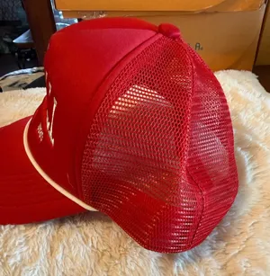 Worn/West red football SnapBack hat thumbnail 1