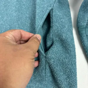 Nike Sweatshirt Womens Small Blue High‎ Neck Fleece Pullover Pockets BV5285-364 thumbnail 3