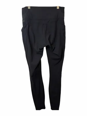 Fabletics Oasis PureLuxe High-Waisted Black Leggings with Side Pockets thumbnail 2