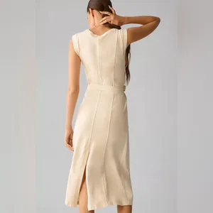 Anthropologie Daily Practice Seamed Sleeveless Dress size M thumbnail 2