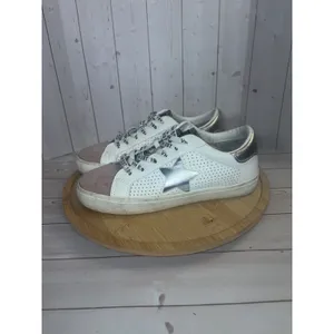 Vintage Havana Gadol Vintage Sneakers White Blush Leather, Size 6 thumbnail 5