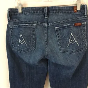 ‎7 For All Mankind A pocket flip flop jeans 28 thumbnail 3