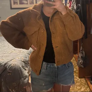 American Eagle Brown Sherpa Jacket thumbnail 3