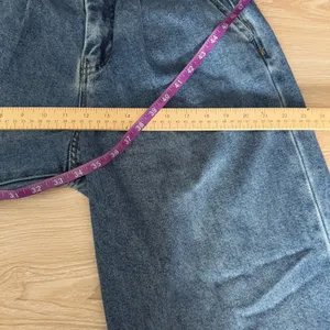 Habitual 4/27 High Waisted Pleated Denim Trousers Medium Wash‎ Relaxed Office thumbnail 9