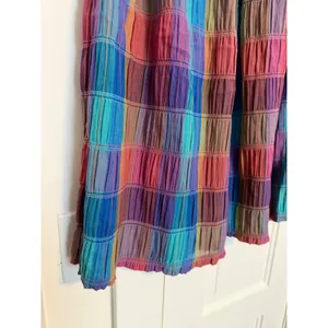 Vintage Avon Fashions Plaid 2 Piece Set Crop Top Midi Skirt Multicolor VTG M/L thumbnail 9