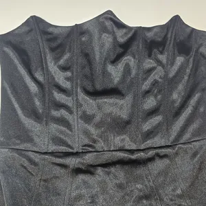 Superdown Zoe Strapless Mini Dress in Black thumbnail 4