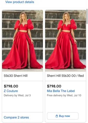 Sherri Hill Prom Dress thumbnail 11