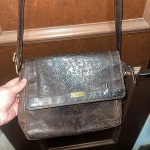 AS IS Brown Leather Crossbody/Shoulder Bag thumbnail 3