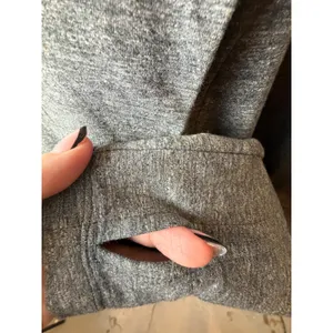 Lululemon‎ Jacket Women 6 Gray Thats A Wrap Heathered Snow Slub Cardigan Jacket thumbnail 9