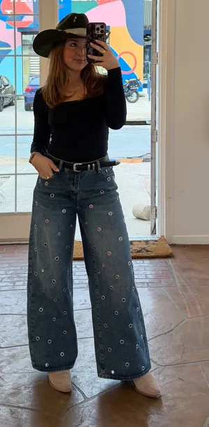 Jaimie Grommet Low Rise Jeans thumbnail 1