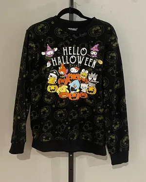 Hello Kitty & Friends Halloween Crew Neck Sweater Size Small thumbnail 1