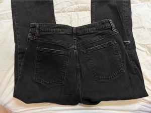 Abercrombie Mom High-Rise Black Jeans Curve Love thumbnail 5