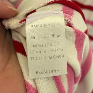 Tuckernuck Pomander Place 100% Cotton Pink Red Stripe Gio Maxi Dress Size Small thumbnail 6