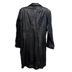 Wilsons Leather Black Genuine Leather Insulated‎ Trench Coat Women's Sz XL thumbnail 3