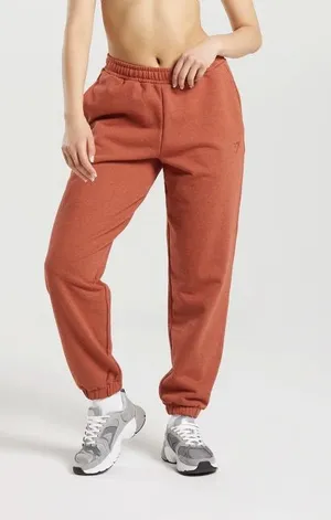 Gymshark Rest Day Sweats 2.0 Joggers Cinnamon Brown Marl thumbnail 1