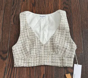 Reformation NWT Tweed Top thumbnail 1