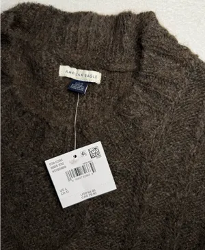 Brown Sweater Dress American Eagle Women’s thumbnail 2