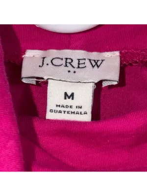 J.Crew Women’s Pink Turtleneck Top Medium Long Sleeve Lightweight Cotton Basic thumbnail 5