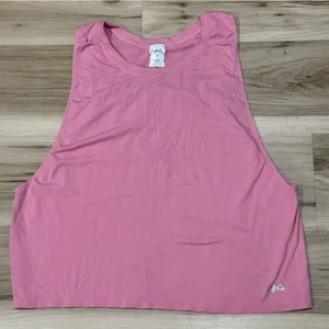 Ryka Cropped Pink Tank Top Women’s Large thumbnail 1