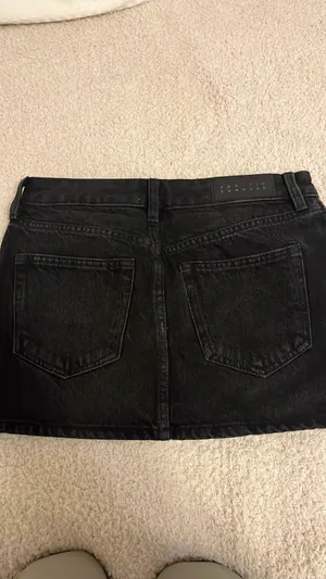 PacSun Jean Skirt Mini Black thumbnail 3