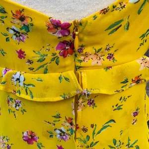 Lulus bohemian romantic floral maxi dress side slit ruffles cottagecore medium thumbnail 5