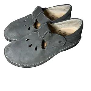 Finn Comfort Women's Soft Tofino T-Strap Shoe Tundra Nubuck Leather Clog EU 36 thumbnail 6
