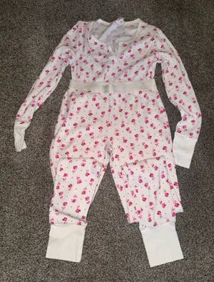Victoria's Secret Thermal Floral Print Pajama Set thumbnail 6