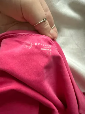 OFFLINE by Aerie Cropped Short Sleeve thumbnail 3