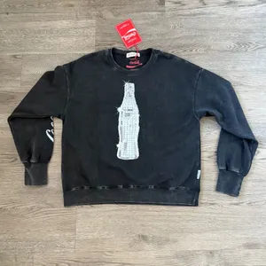 The Laundry Room Coca Cola‎ Disco Classic Crewneck Sweater Black Snow Size L NWT thumbnail 3