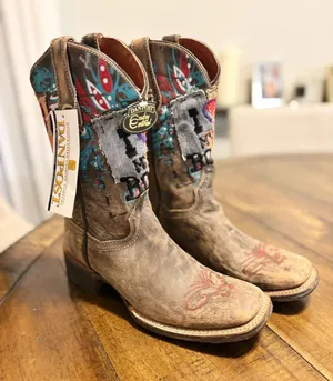 Dan Post New Rare Handcrafted Leather Cowboy Western Boots thumbnail 1
