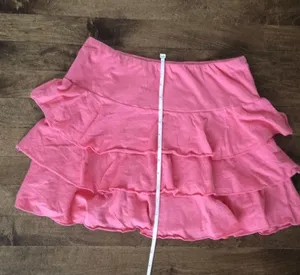 Velvet Anthropologie ruffle skirt thumbnail 1