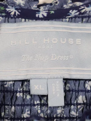 NWOT Hill House Navy Crepe Louisa Dress Size Xl in Shade Posy Navy thumbnail 5
