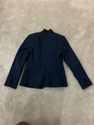 Banana Republic Navy Blazer with Black Trim thumbnail 5