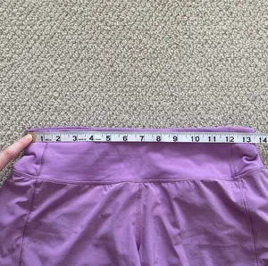 LULULEMON Speed Up Medium Rise Shorts 4” Size 4 Jubilee Purple EUC thumbnail 6
