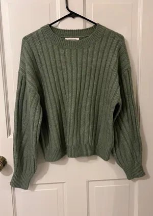 Francesca's Green Sweater thumbnail 1