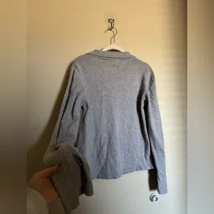 Djerf Avenue Getaway Top Sz Small Grey Polo‎ Style thumbnail 5