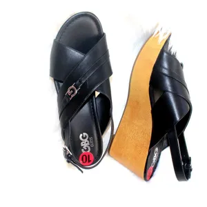 NEW GBG Los Angeles Dee Wedge Sandal Black SZ-10 thumbnail 7