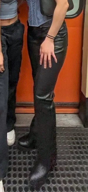 Abercrombie Leather Pants thumbnail 4